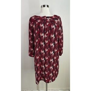 Fossil Abstract Shift Mini Dress